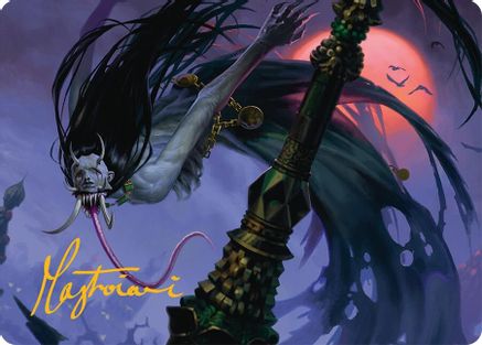 Qarsi Revenant Art Card (12/54) (Gold-Stamped Signature) (AATDM-012)