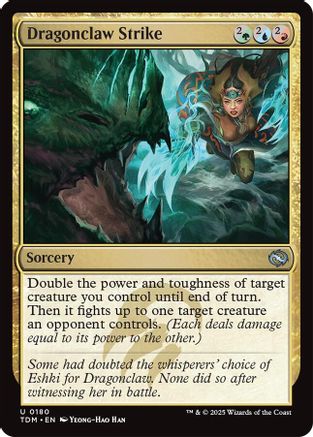 Dragonclaw Strike (TDM-180) (Foil)