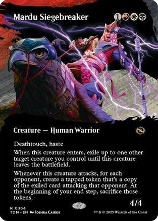 Mardu Siegebreaker (Borderless) (TDM-364)