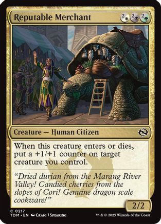 Reputable Merchant (TDM-217) (Foil)