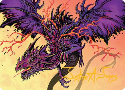 Stormshriek Feral Art Card (35/54) (Gold-Stamped Signature) (AATDM-035)