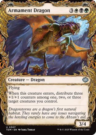Armament Dragon (Showcase) (TDM-307) (Foil)
