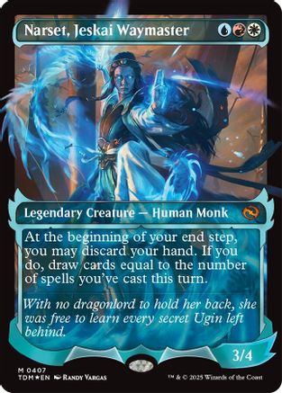 Narset, Jeskai Waymaster (Showcase) (TDM-407) (Foil)