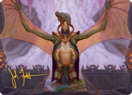 Kheru Goldkeeper Art Card (36/54) (Gold-Stamped Signature) (AATDM-036)