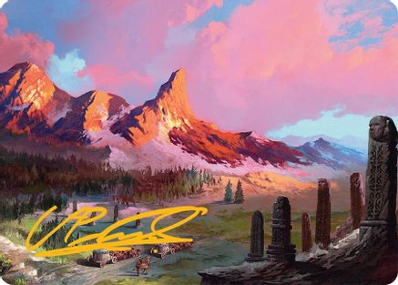 Rugged Highlands Art Card (29/54) (Gold-Stamped Signature) (AATDM-029)