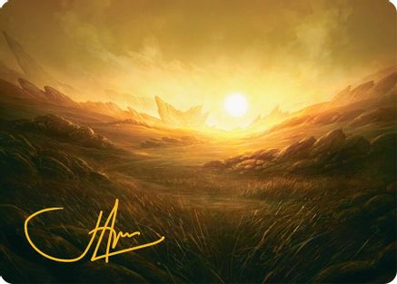 Plains Art Card (31/54) (Gold-Stamped Signature) (AATDM-031)