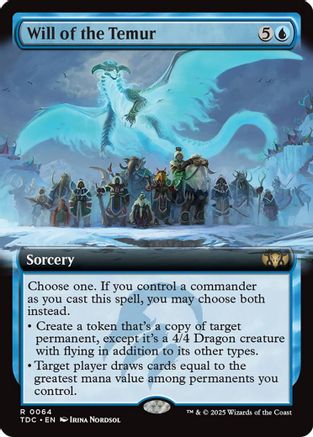 Will of the Temur (Extended Art) (TDC-064)