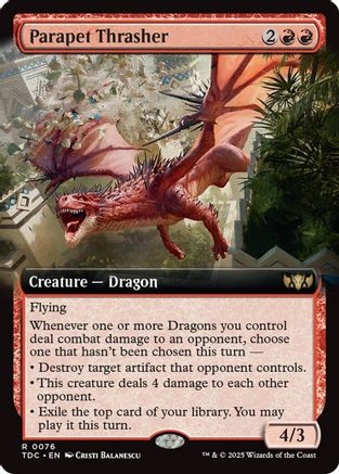 Parapet Thrasher (Extended Art) (TDC-076)