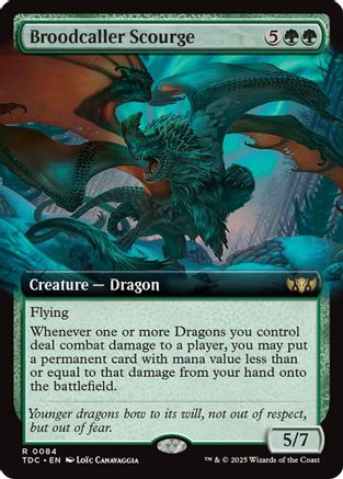Broodcaller Scourge (Extended Art) (TDC-084)