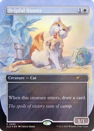 Helpful Hunter (0895) (Rainbow Foil) (SLD-895)