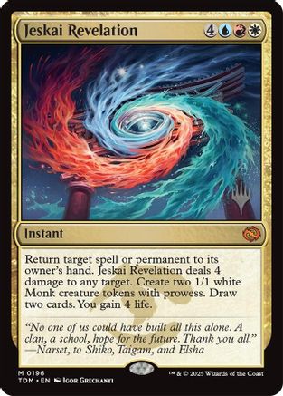 Jeskai Revelation (PPTDM-196) (Foil)