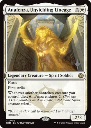 Anafenza, Unyielding Lineage (PPTDM-002)
