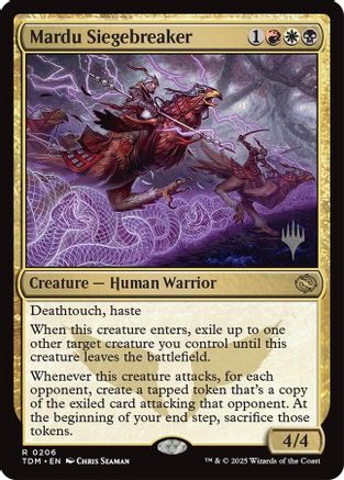 Mardu Siegebreaker (PPTDM-206) (Foil)