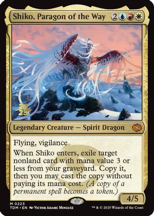Shiko, Paragon of the Way (PRE-223) (Foil)