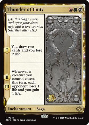 Thunder of Unity (PRE-231) (Foil)