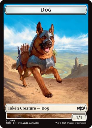 Dog // Goblin Double-Sided Token (TDC-3 // 12)