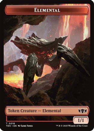 Elemental (0016) // Gold Double-Sided Token (TDC-16 // 29)
