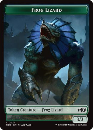 Frog Lizard // Dragon (0014) Double-Sided Token (TDC-21 // 14)