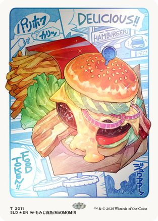 Food Token (2011) (Rainbow Foil) (SLD-2011)