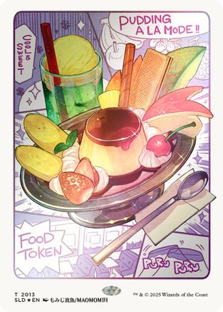 Food Token (2013) (Rainbow Foil) (SLD-2013)