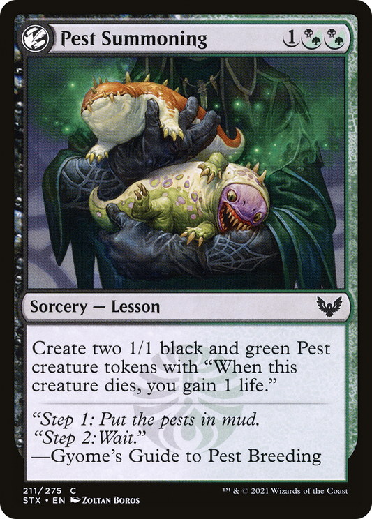 Pest Summoning (STX-211) (Foil)