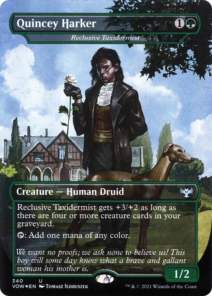 Quincey Harker / Reclusive Taxidermist (VOW-340) (Borderless)