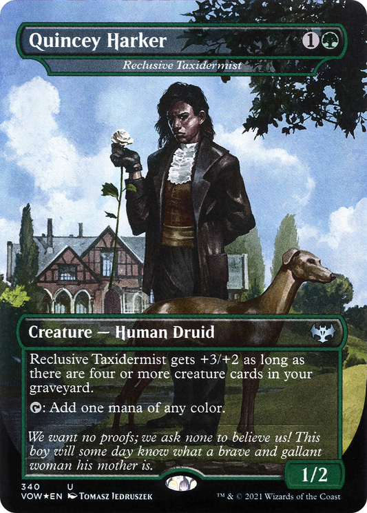 Quincey Harker / Reclusive Taxidermist (VOW-340) (Borderless)