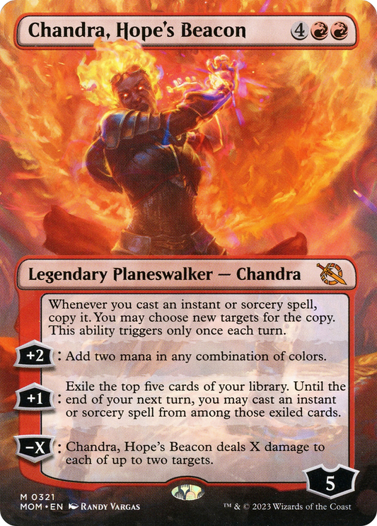 Chandra, Hope's Beacon (MOM-321) (Borderless) (Foil)