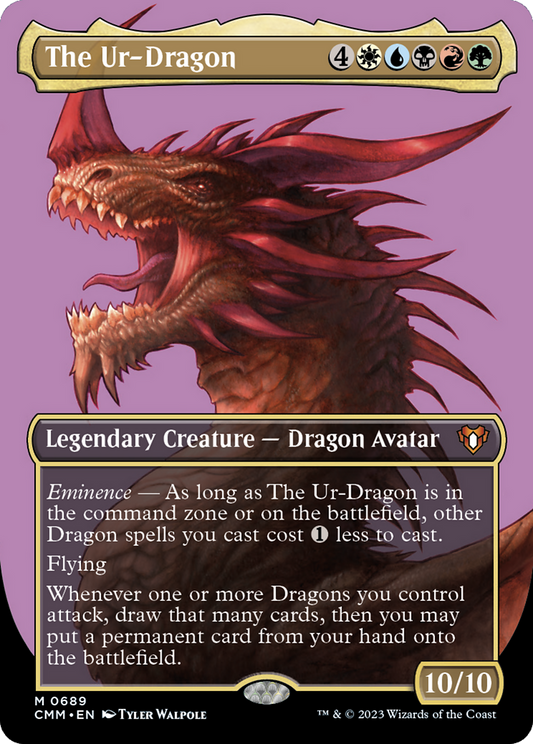 The Ur-Dragon (CMM-689) (Borderless) (Foil)