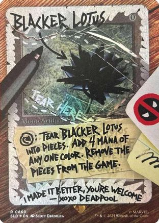 Blacker Lotus (Rainbow Foil) (SLD-869)
