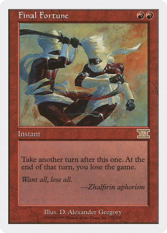 Final Fortune (6ED-175)