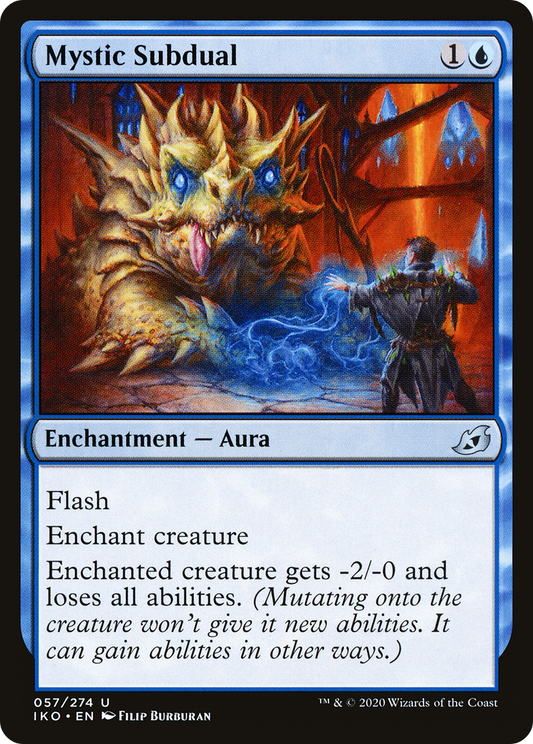 Mystic Subdual (IKO-057) (Foil)