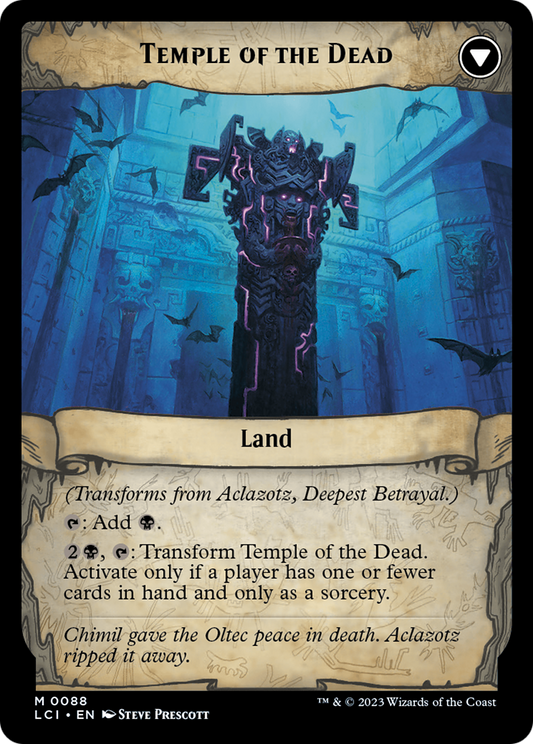 Aclazotz, Deepest Betrayal // Temple of the Dead (LCI-088)