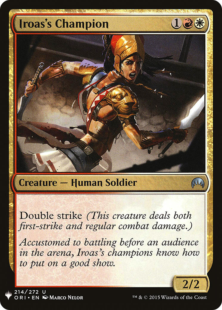 Iroas's Champion (LIST-ORI-214)