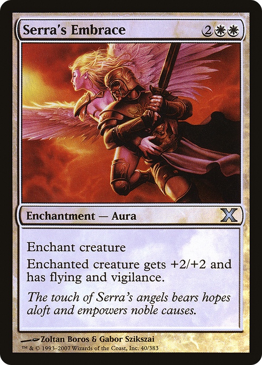Serra's Embrace (10E-40★) (Foil)