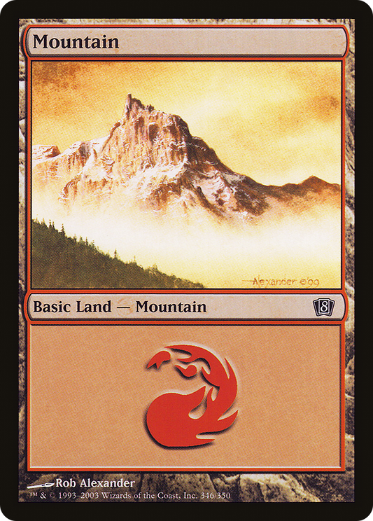 Mountain (8ED-346★) (Foil)