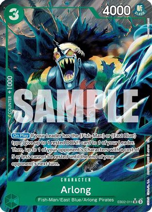 Arlong (Alternate Art) (EB02-011) (Foil)