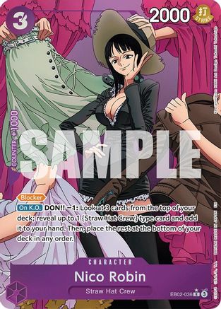 Nico Robin (Alternate Art) (EB02-036) (Foil)