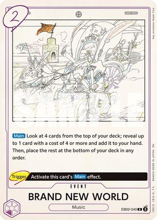 BRAND NEW WORLD (EB02-040) (Foil)