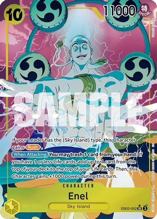 Enel (Alternate Art) (EB02-052) (Foil)