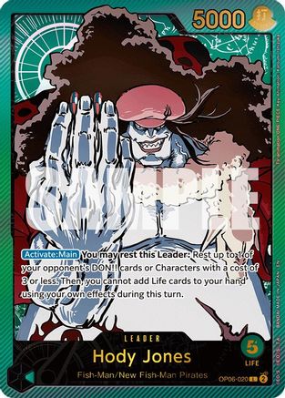 Hody Jones (SPR) (OP06-020) (Foil)