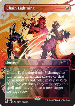 Chain Lightning (2047) (Rainbow Foil) (SLD-2047)