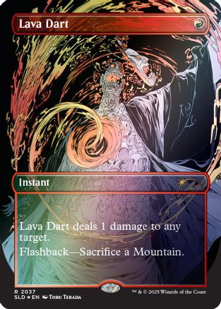 Lava Dart (Rainbow Foil) (SLD-2037)