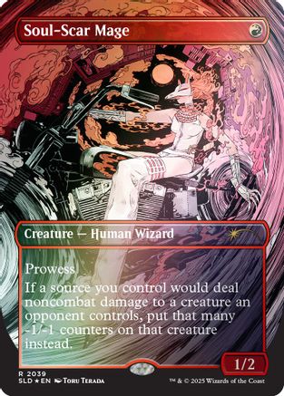 Soul-Scar Mage (2039) (Rainbow Foil) (SLD-2039)