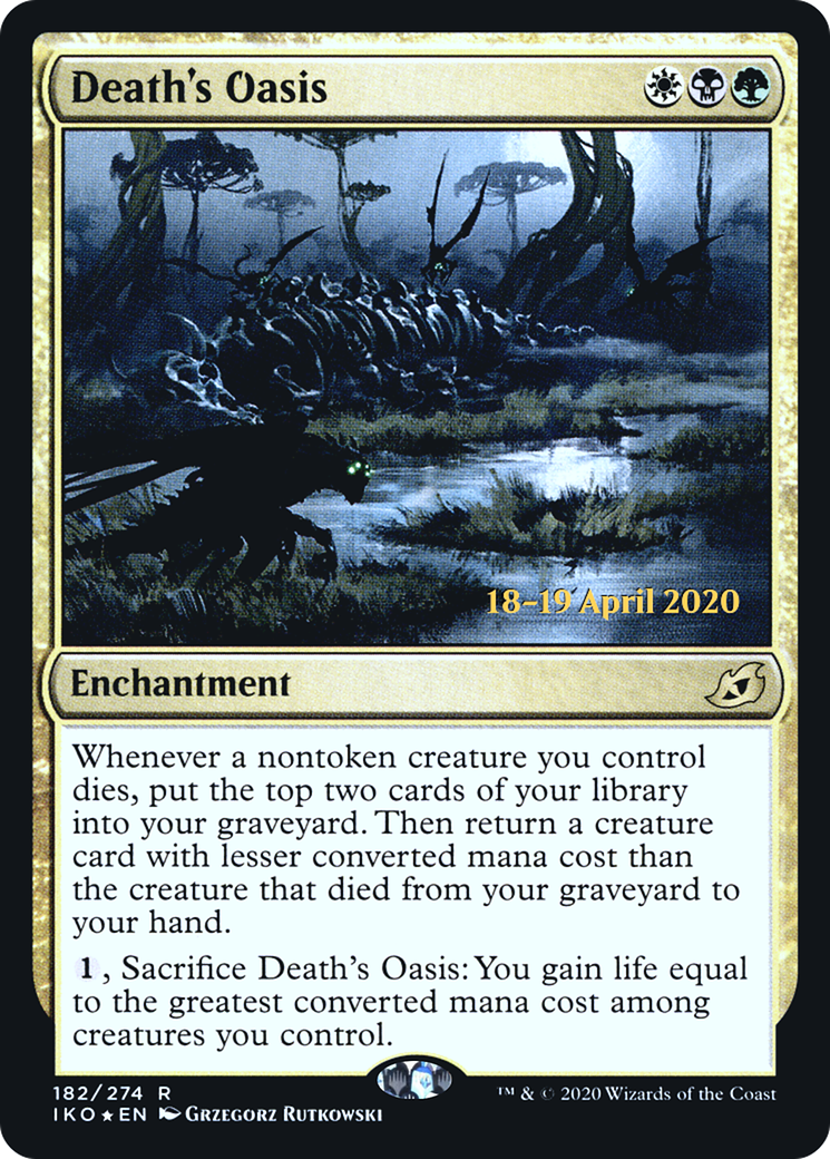 Death's Oasis (PRE-182S) (Foil)