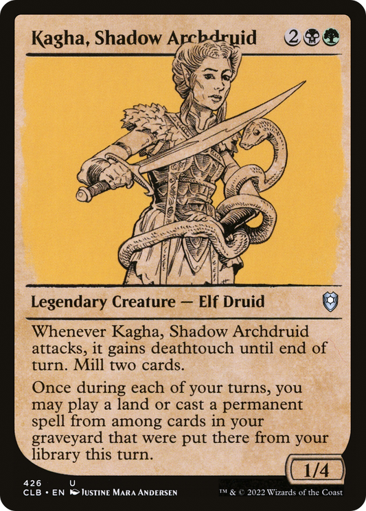 Kagha, Shadow Archdruid (CLB-426) (Showcase)