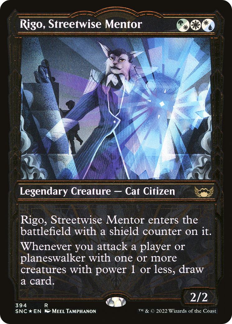 Rigo, Streetwise Mentor (SNC-394) (Showcase) (Gilded Foil)