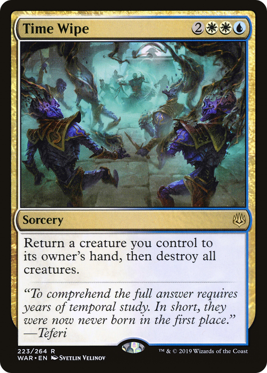 Time Wipe (WAR-223) (Foil)