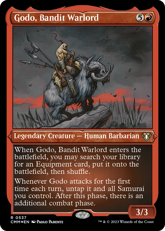 Godo, Bandit Warlord (CMM-537) (Etched Foil)
