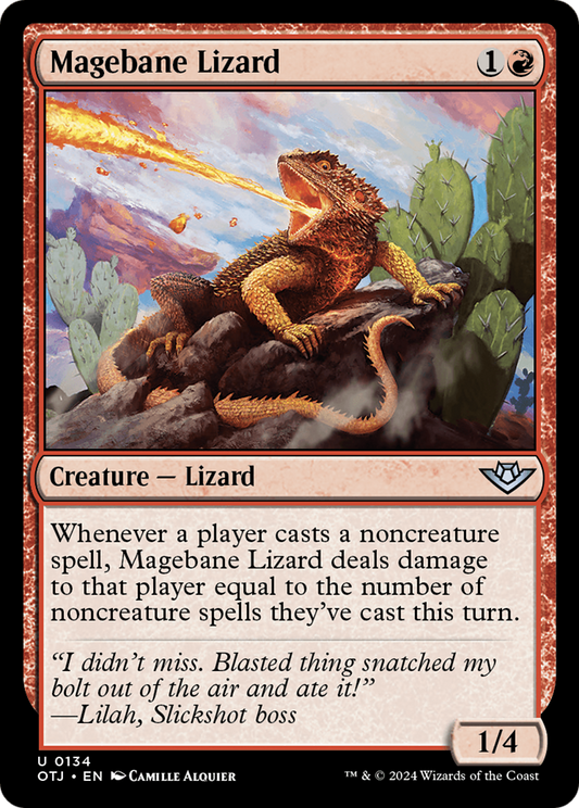 Magebane Lizard (OTJ-134) (Foil)